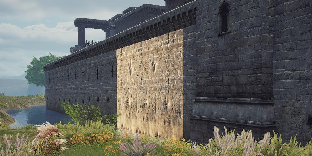 Castle wall lu4