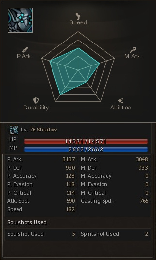 summon Shadow mw
